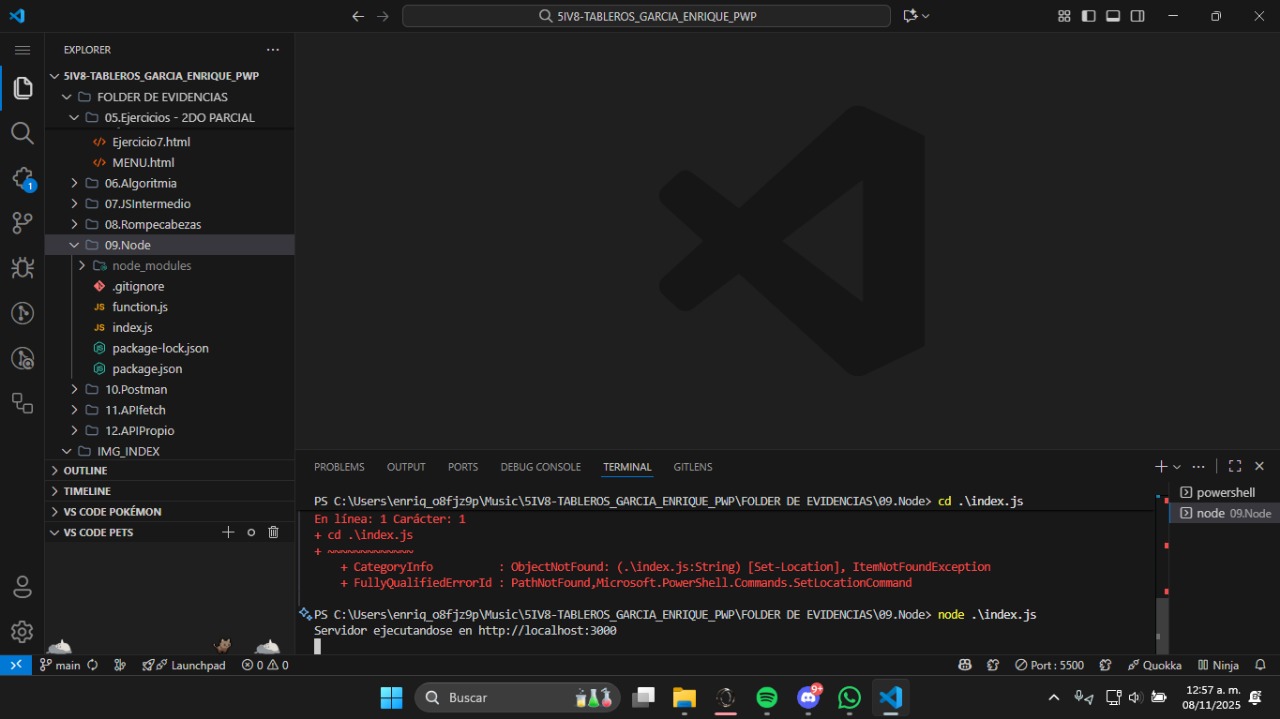 Prueba de trabajo Node.js - Captura 2