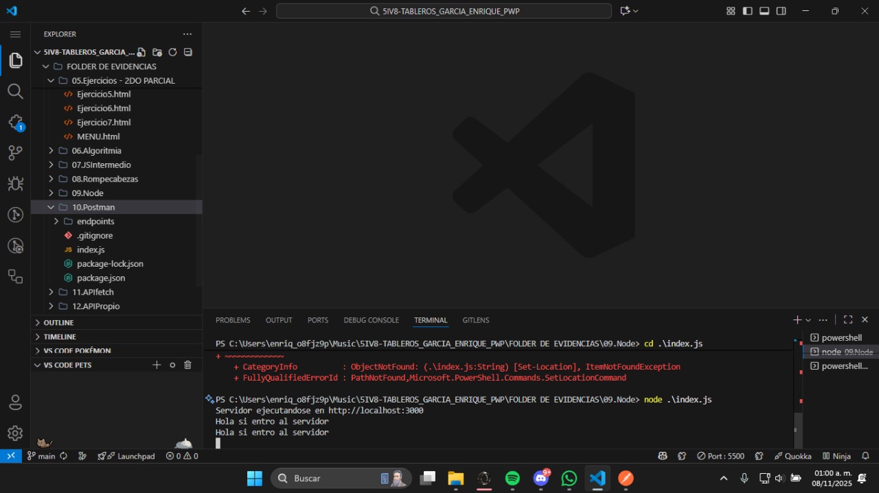 Prueba de trabajo Node.js - Captura 4