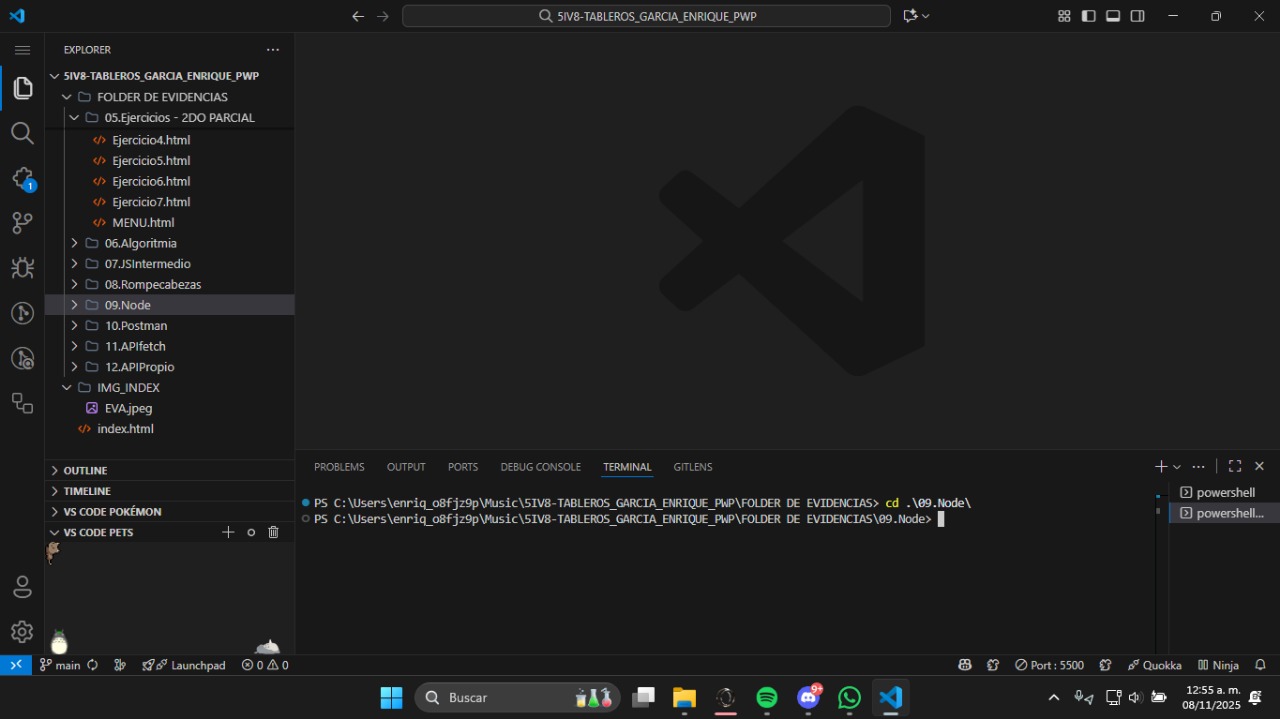Prueba de trabajo Node.js - Captura 1